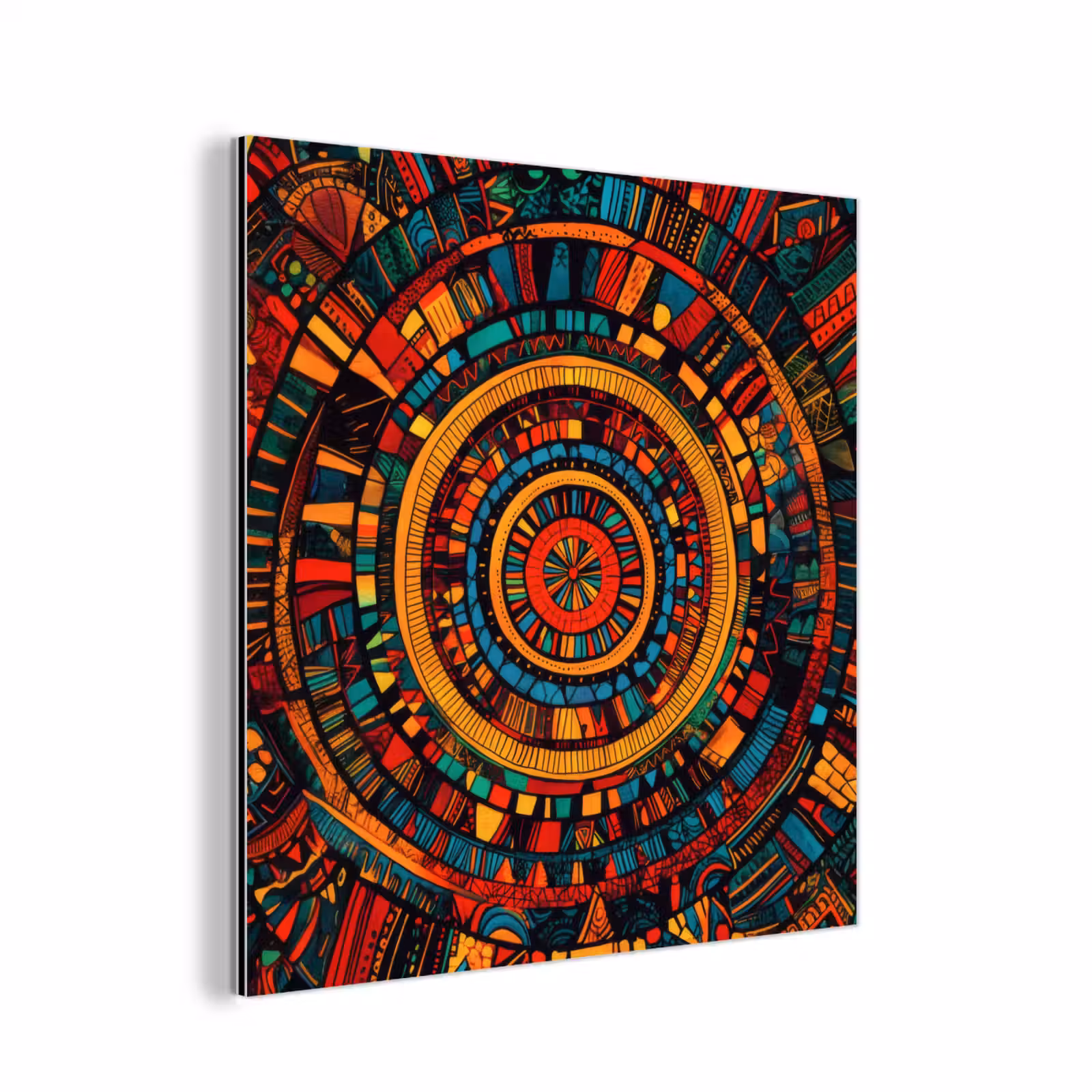 Aluminium schilderij - Mandala - Cirkels - Patronen — 1
