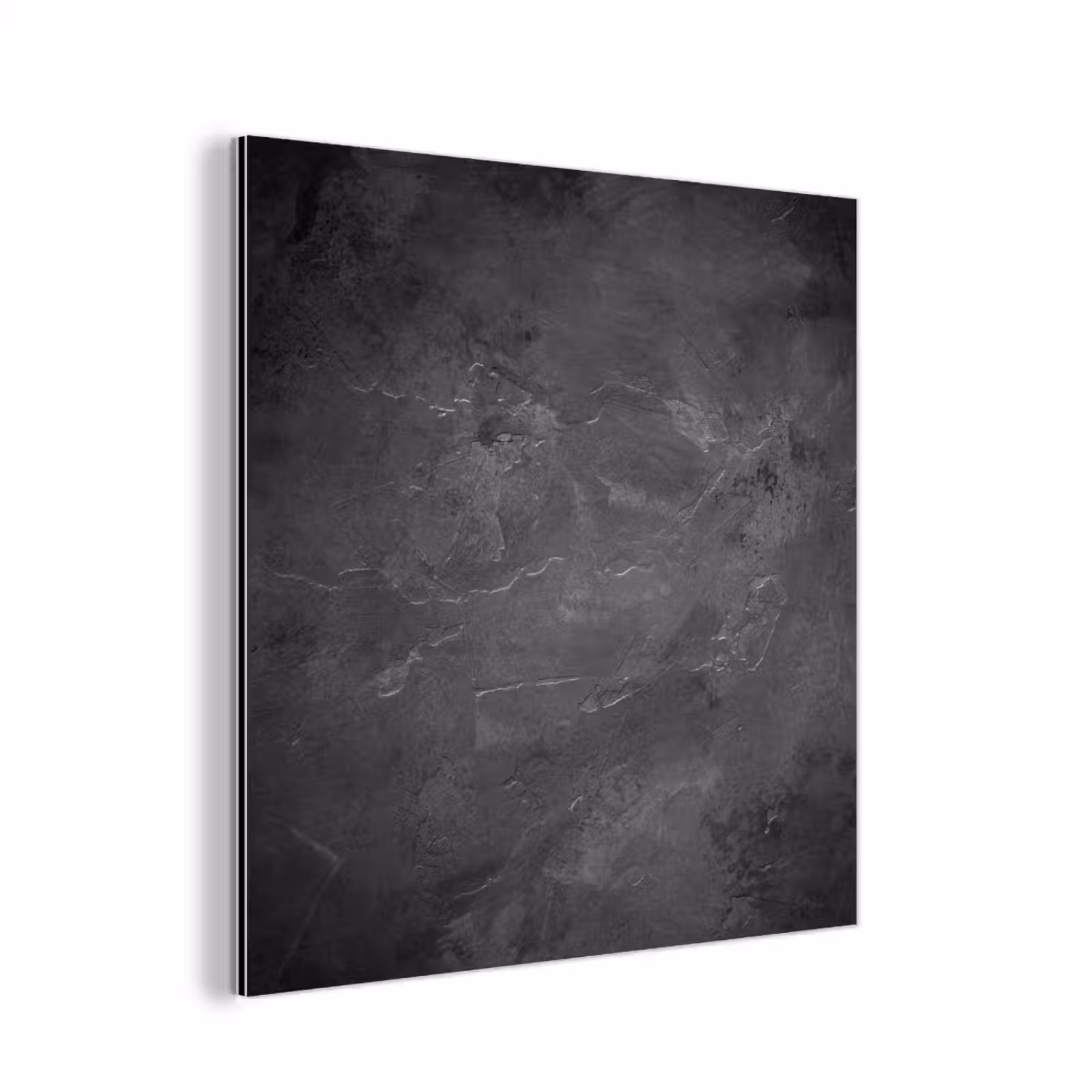 Aluminium schilderij - Structuur - Cement - Beton - Grijs - Vintage — 1