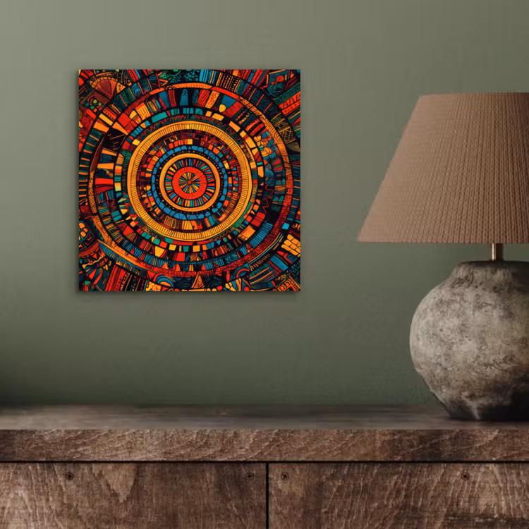 Aluminium schilderij - Mandala - Cirkels - Patronen — 3