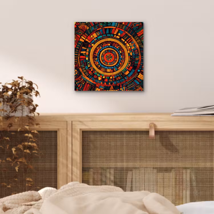 Aluminium schilderij - Mandala - Cirkels - Patronen — 4