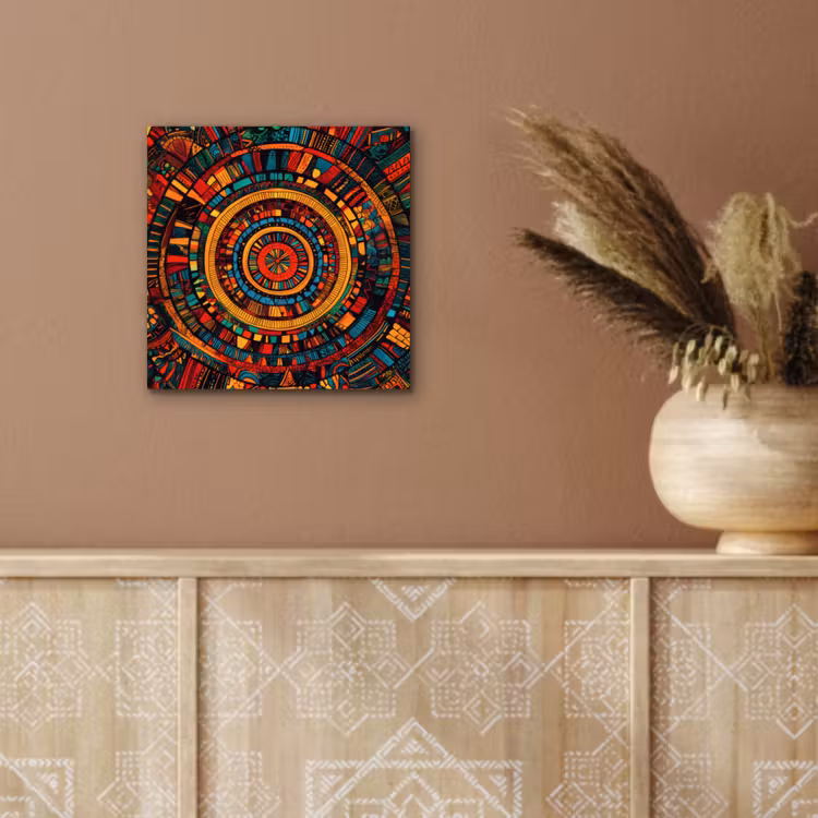 Aluminium schilderij - Mandala - Cirkels - Patronen — 5