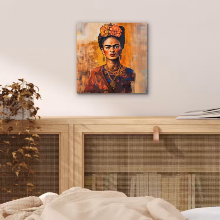 Aluminium schilderij - Portret - Sieraden - Schilderachtig — 4