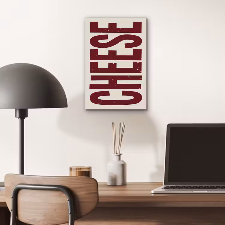 Aluminium schilderij - Vintage - Rood - Decoratie - Japandi — 6