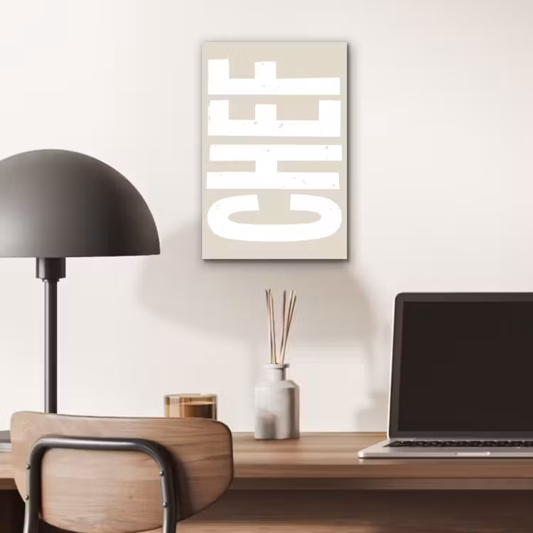 Aluminium schilderij - Wit - Chef - Decoratie - Japandi — 6