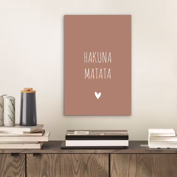Aluminium schilderij - Spreuken - Hakuna matata - Quotes — 2