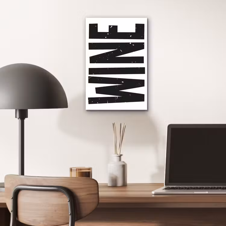 Aluminium schilderij - Vintage - Japandi - Wine - Decoratie — 6