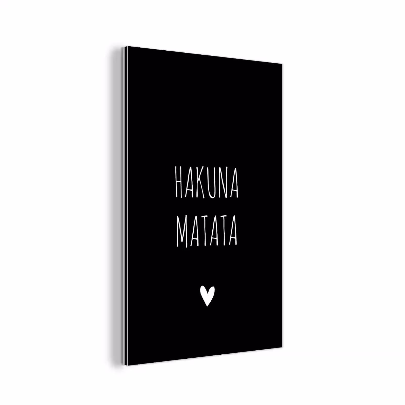 Aluminium schilderij - Quotes - Spreuken - Hakuna matata — 1