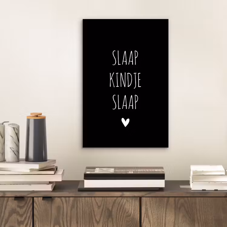 Aluminium schilderij - Quotes - Slaap kindje slaap - Spreuken — 2