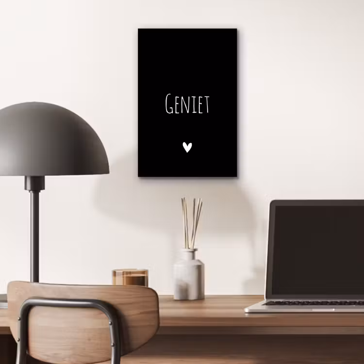 Aluminium schilderij - Spreuken - Geniet - Quotes — 6