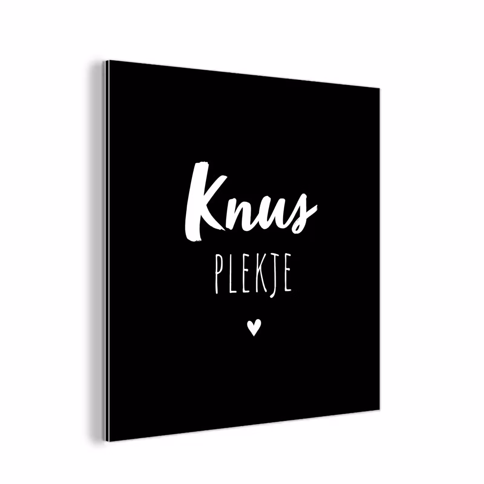 Aluminium schilderij - Thuis - Quotes - Knus plekje - Tekst — 1