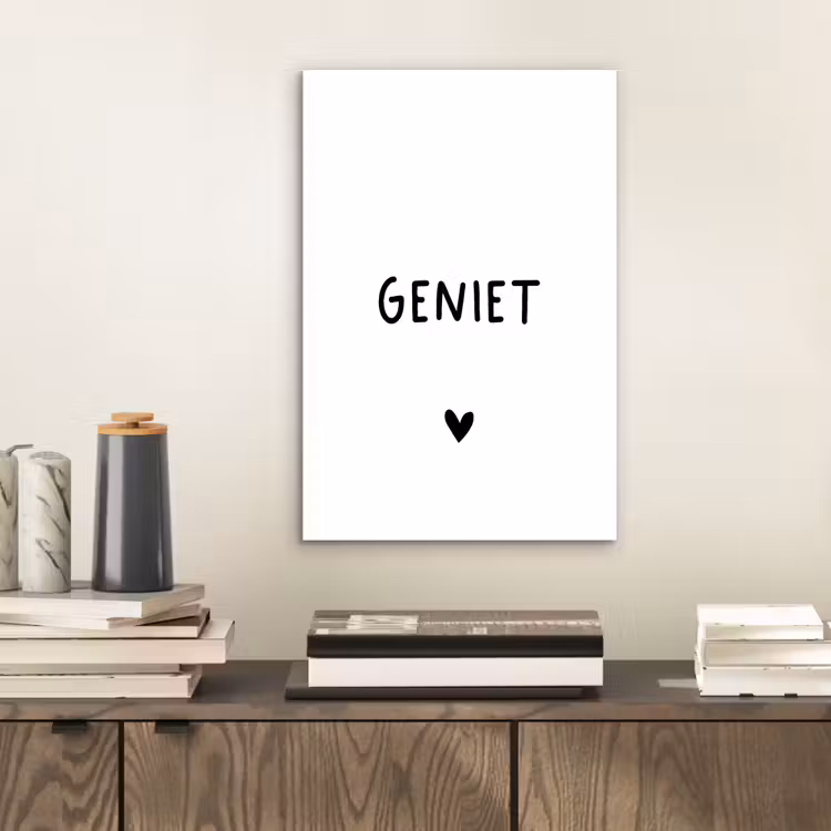Aluminium schilderij - Quotes - Geniet - Spreuken — 2