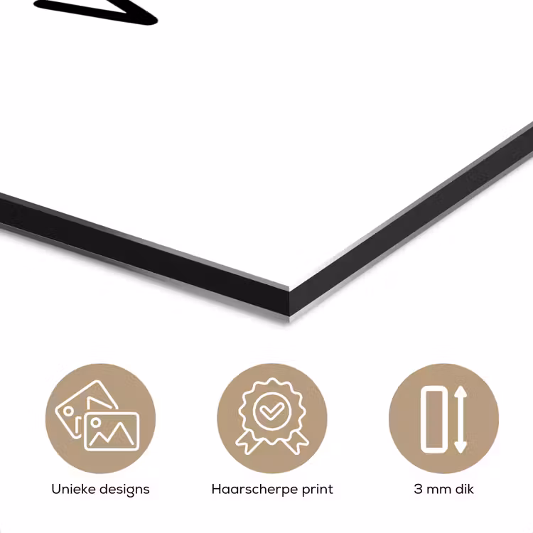 Aluminium schilderij - Spreuken - Ik hou van jou - Quotes — 7