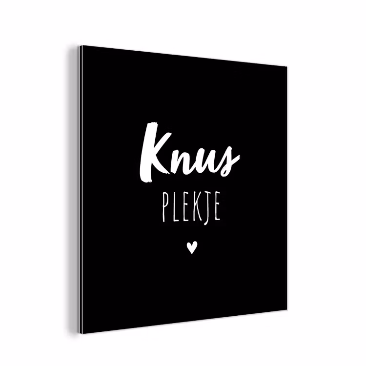 Aluminium schilderij - Thuis - Quotes - Knus plekje - Tekst — 1