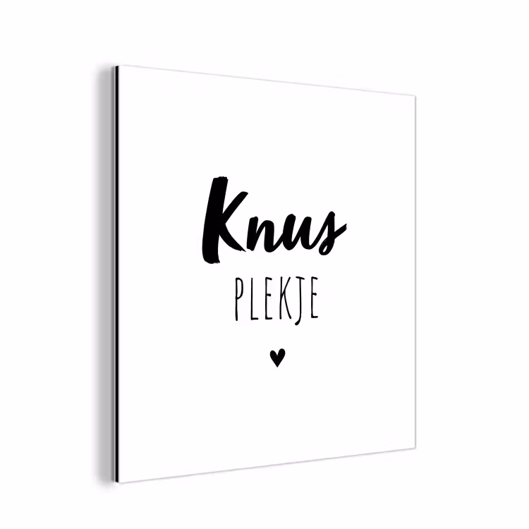 Aluminium schilderij - Quotes - Knus plekje - Tuin - Tekst — 1