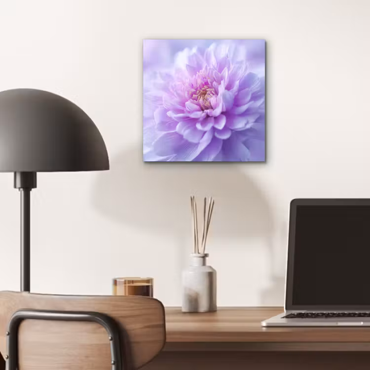 Aluminium schilderij - Paars - Dahlia - Dromerig — 6