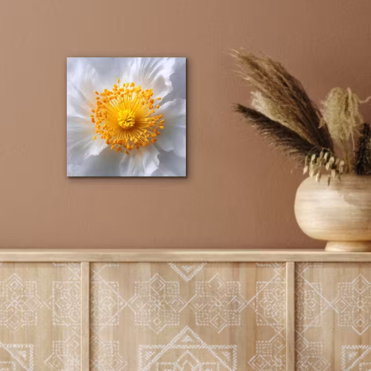 Aluminium schilderij - Wit - Bloem - Elegant — 5