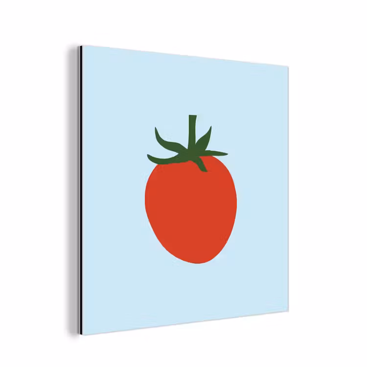 Aluminium schilderij - Rood - Tomaat - Groente — 1