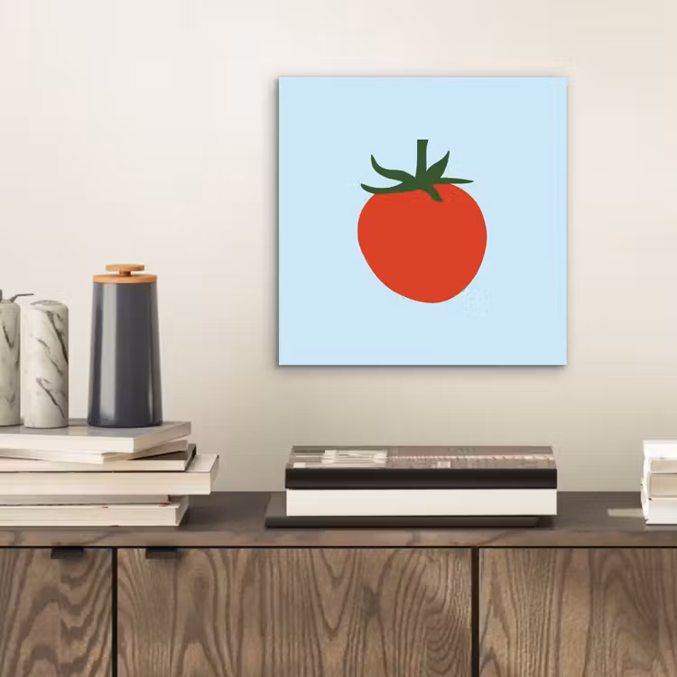 Aluminium schilderij - Rood - Tomaat - Groente — 2