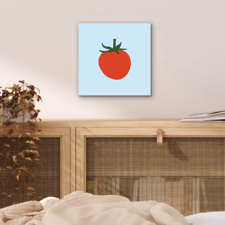 Aluminium schilderij - Rood - Tomaat - Groente — 4