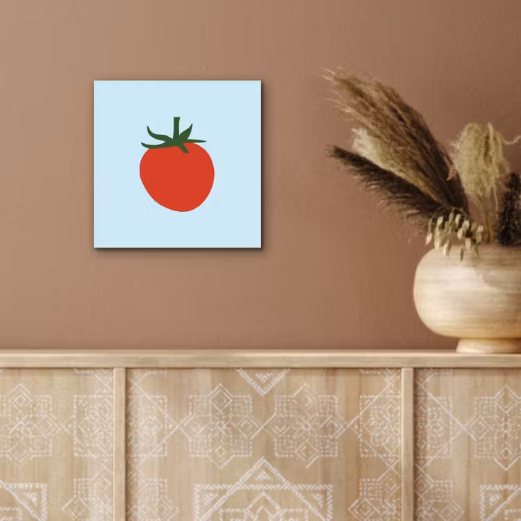 Aluminium schilderij - Rood - Tomaat - Groente — 5