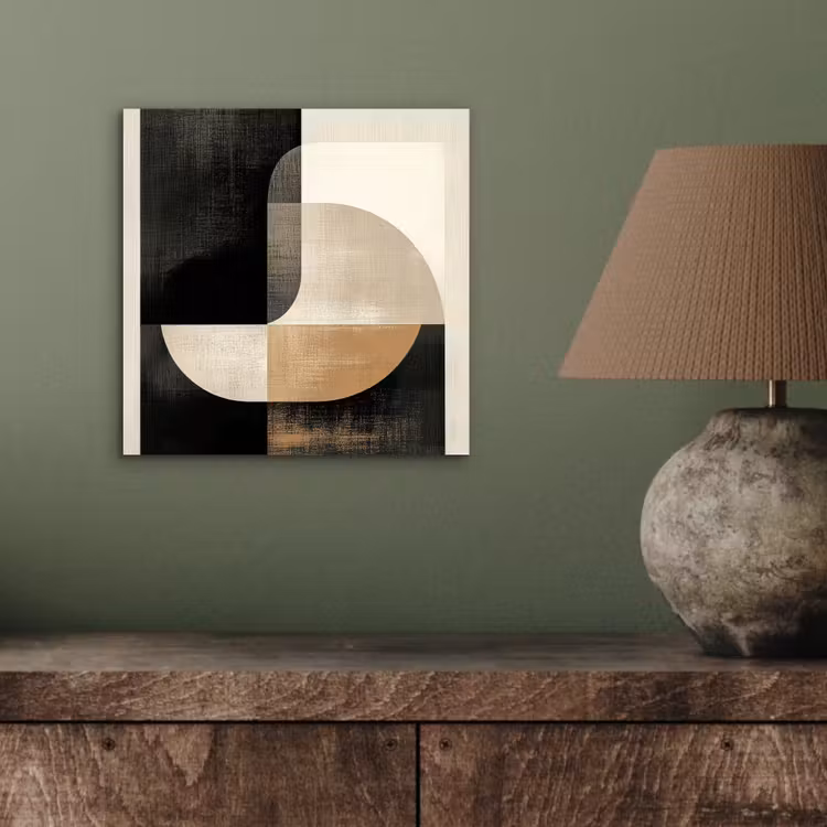 Aluminium schilderij - Modern - Vierkant - Vormen — 3