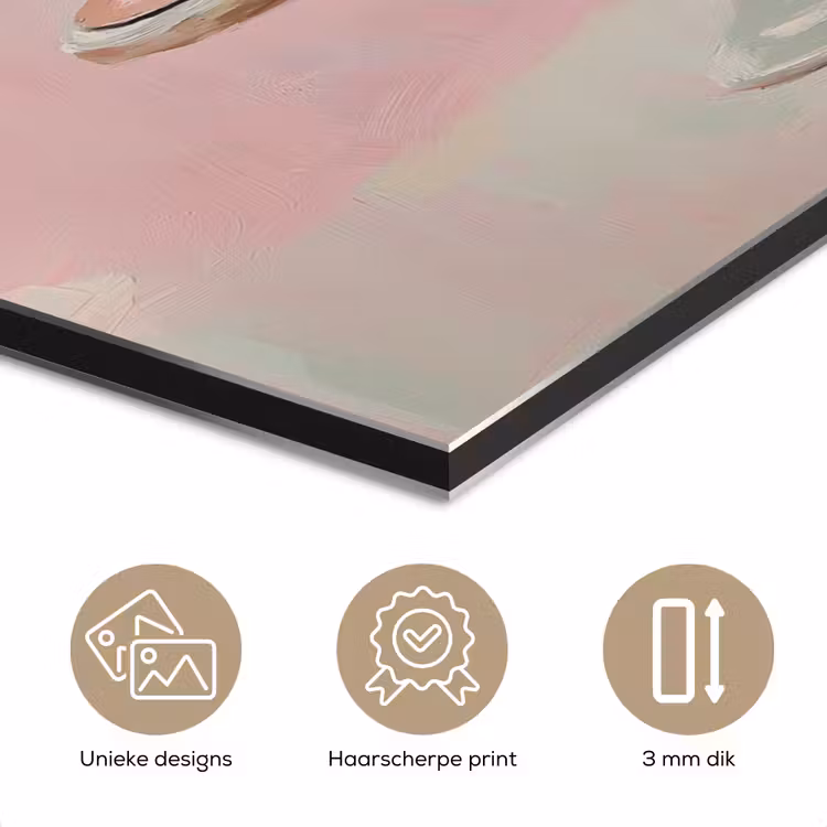 Aluminium schilderij - Taart - Pink - Cherry — 7