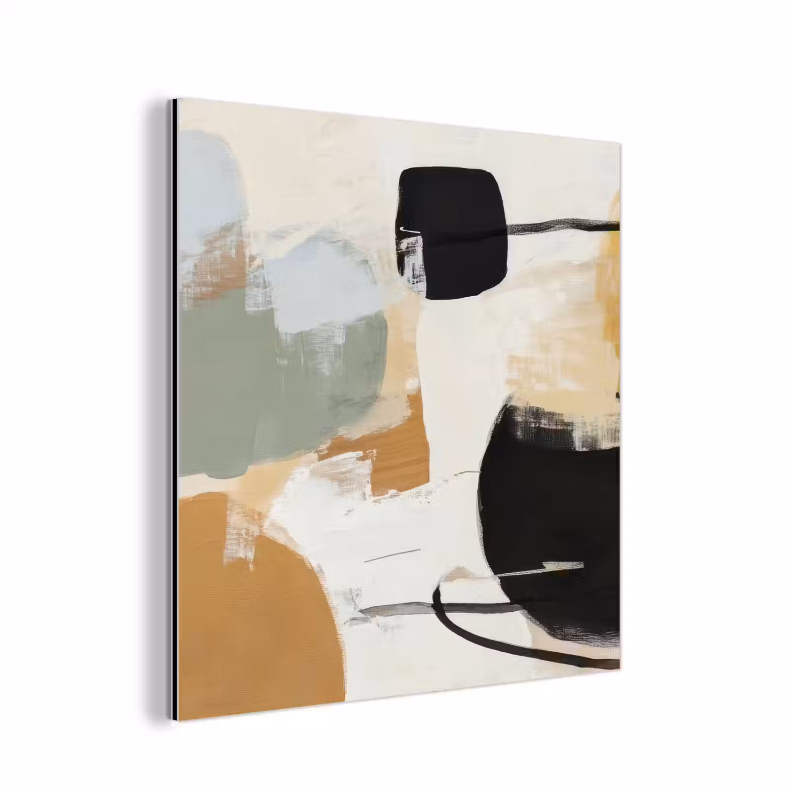 Aluminium schilderij - Paint - Abstract - Kleuren — 1