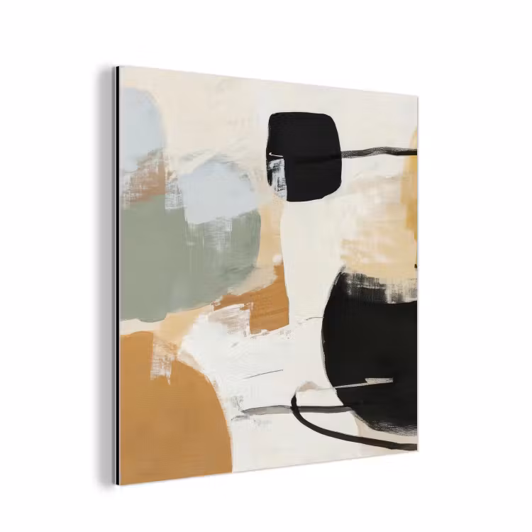 Aluminium schilderij - Paint - Abstract - Kleuren — 1