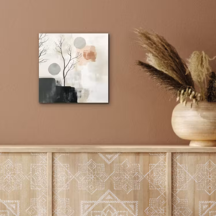 Aluminium schilderij - Wabi sabi - Beige - Plant — 5