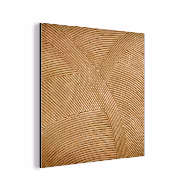 Aluminium schilderij - Structuur - Natuur - Kunst - Rotan — 1