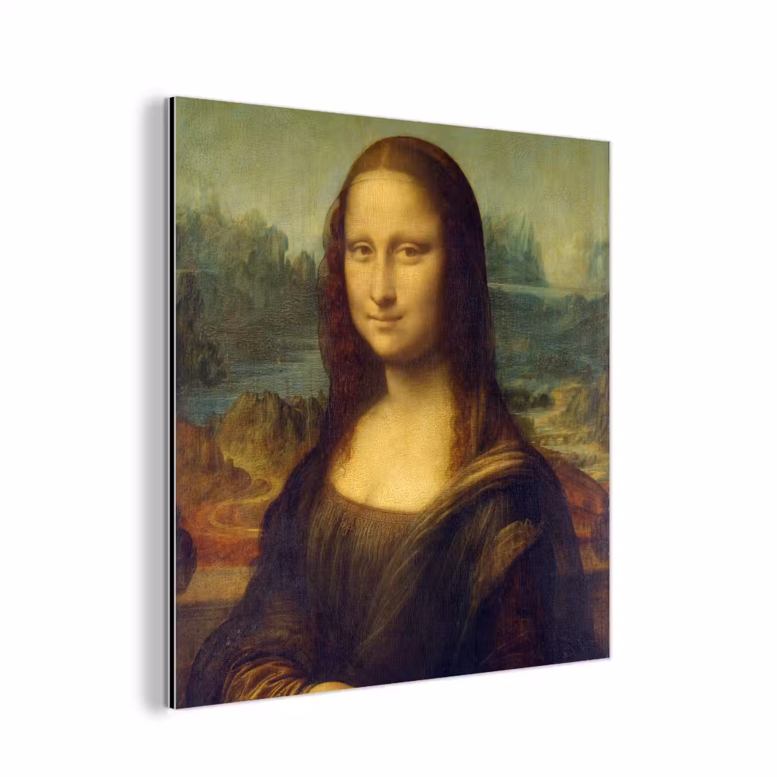 Aluminium schilderij - Mona Lisa - Leonardo da Vinci — 1