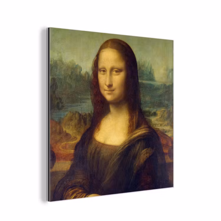 Aluminium schilderij - Mona Lisa - Leonardo da Vinci — 1