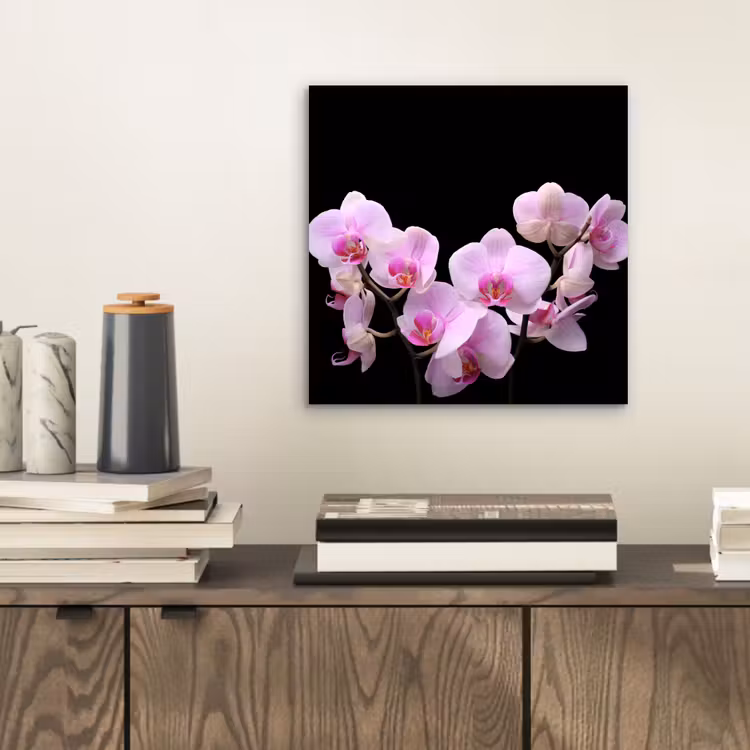 Aluminium schilderij - Orchidee - Bloemen - Roze - Flora — 2