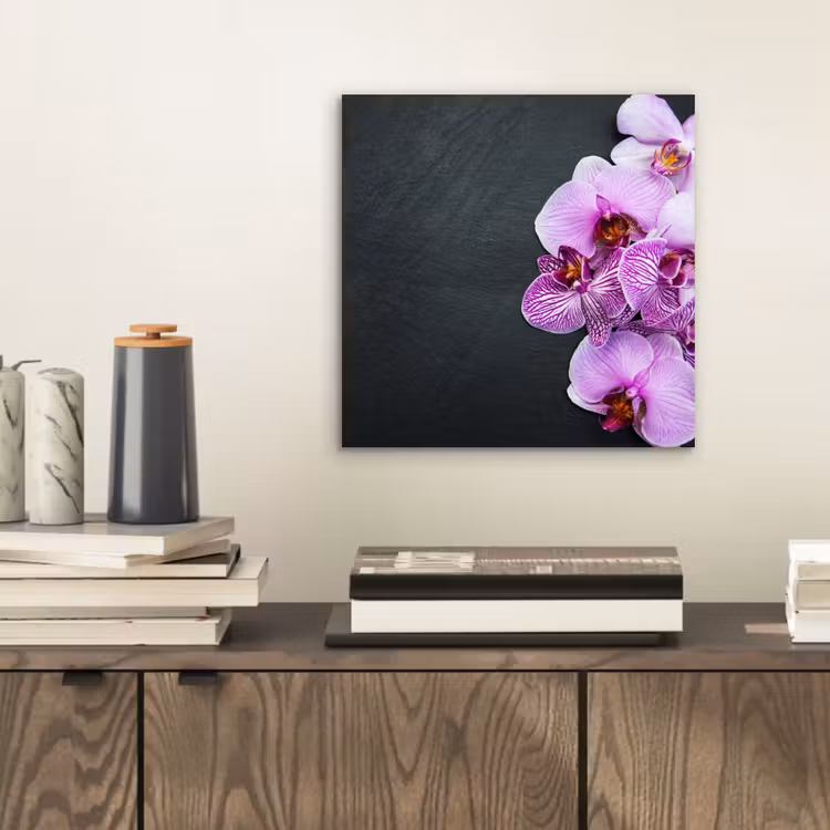 Aluminium schilderij - Orchidee - Bloemen - Roze - Flora — 2