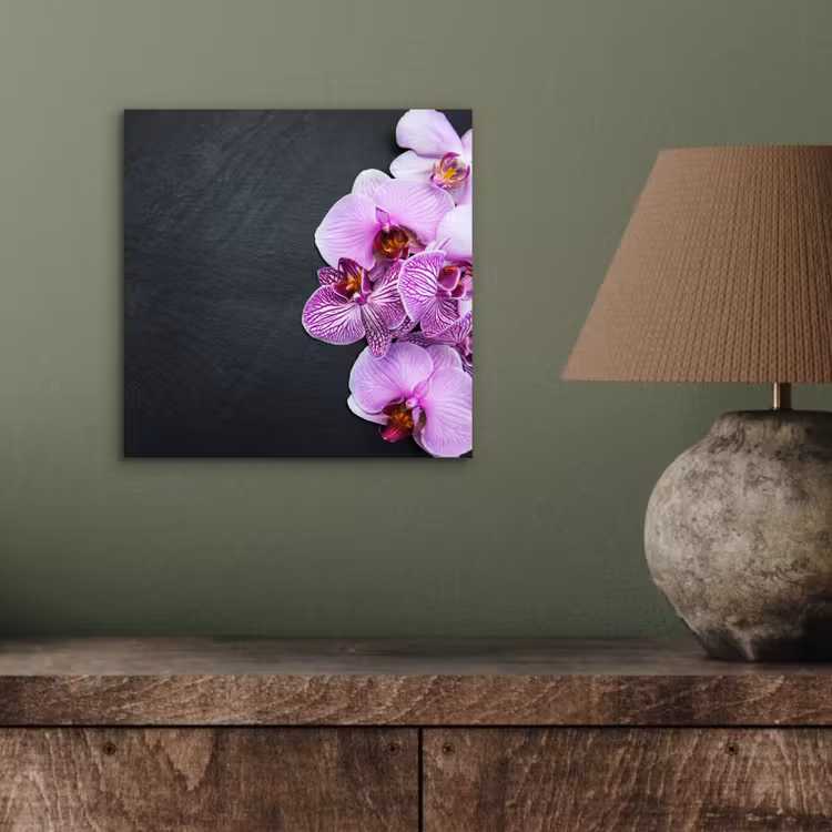 Aluminium schilderij - Orchidee - Bloemen - Roze - Flora — 3