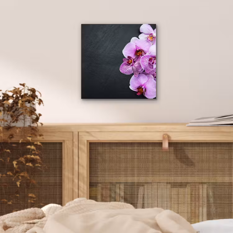 Aluminium schilderij - Orchidee - Bloemen - Roze - Flora — 4