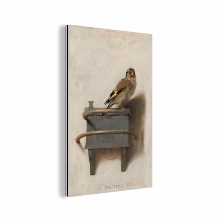 Aluminium schilderij - Puttertje - Oude Meester - Carel Fabritius — 1