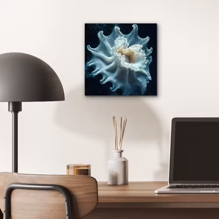 Aluminium schilderij - Zeewezen - Wit - Golven - Water — 6