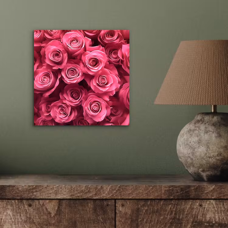 Aluminium schilderij - Rozen - Pink - Bloem — 3