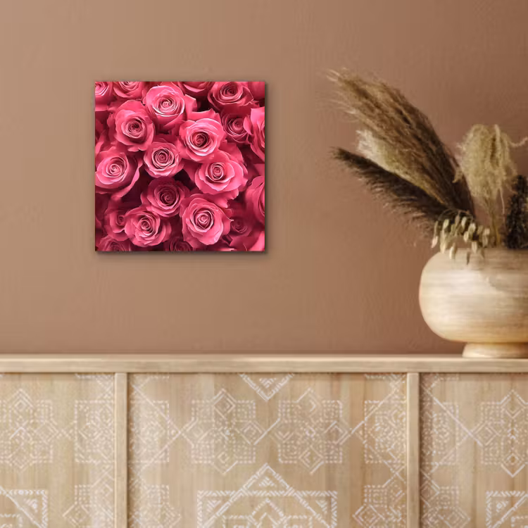 Aluminium schilderij - Rozen - Pink - Bloem — 5