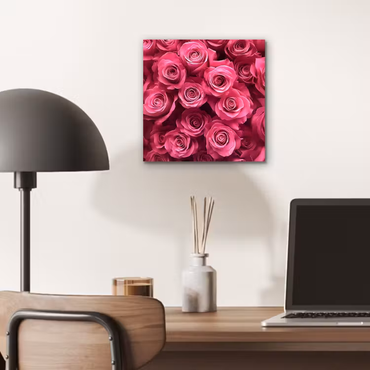 Aluminium schilderij - Rozen - Pink - Bloem — 6