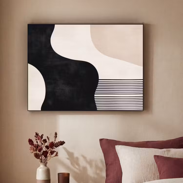 Art Frame - Abstract - Japandi - Beige - Modern — 2