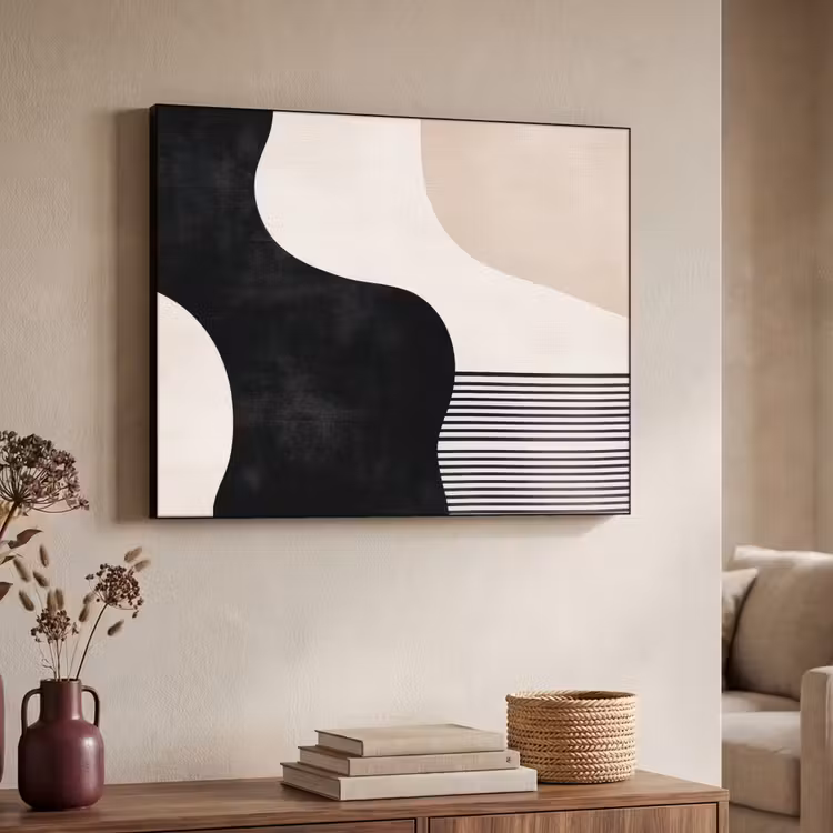 Art Frame - Abstract - Japandi - Beige - Modern — 4
