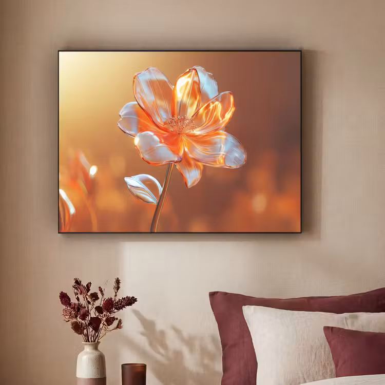 Art Frame - Glazen - Bloem - Zonlicht — 2