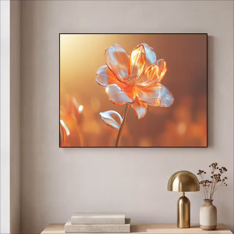Art Frame - Glazen - Bloem - Zonlicht — 3