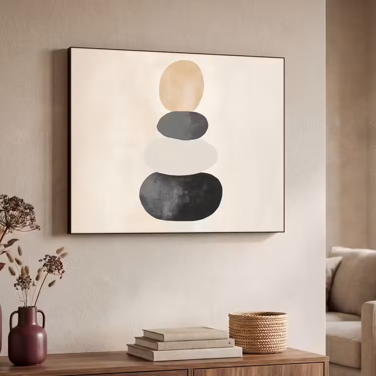 Art Frame - Japandi - Wabi sabi - Beige — 4