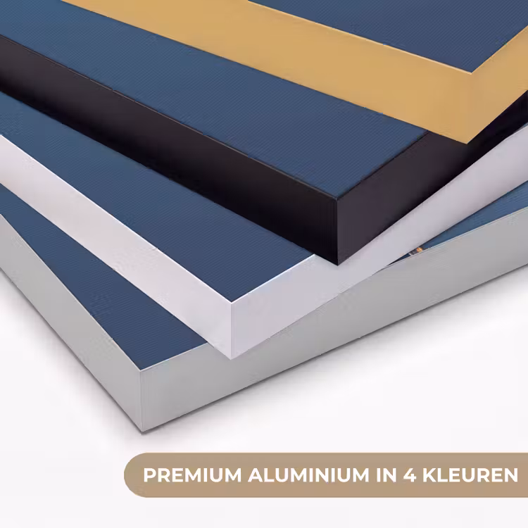 Art Frame - Blauw - Bloem - Glazen - Sierlijk — 5