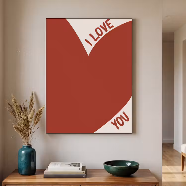 Art Frame - Loveyou - Rood - Hart — 3