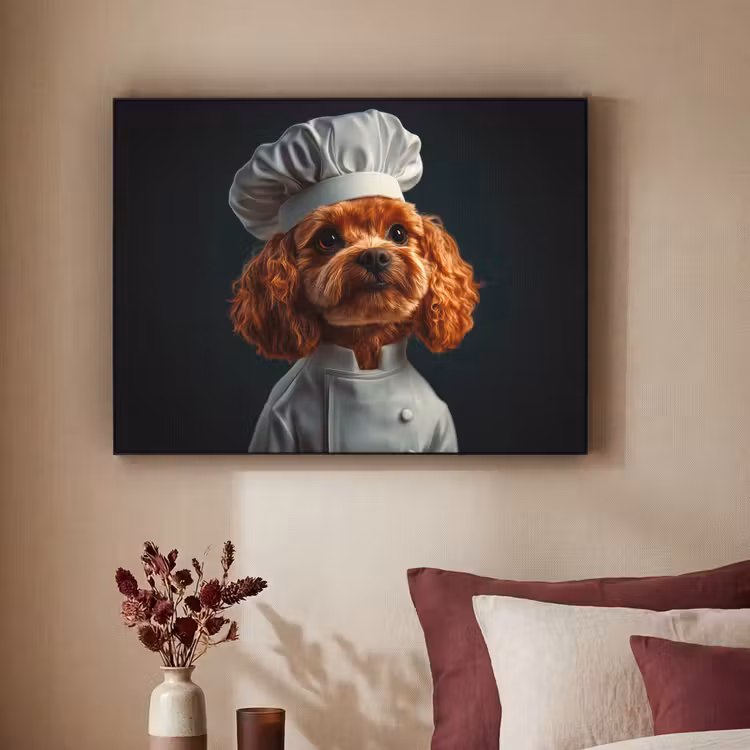 Art Frame - Bruin - Kok - Hondje — 2