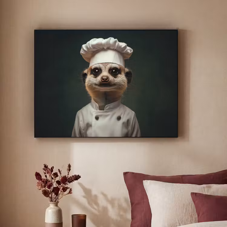 Art Frame - Dier - Kok - Stokstaartje — 2